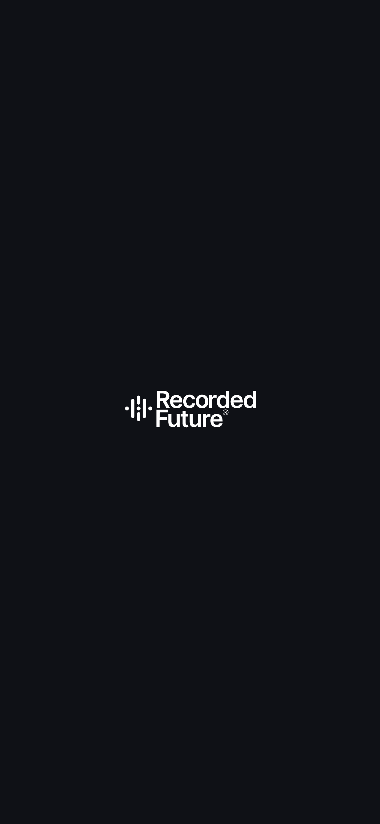 Recorded Future Logo Mobile